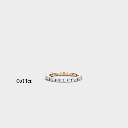 Full band | 14k yellow | 0.03ct - full 0.87ctw / half 0.45ctw , Full band | 18k yellow | 0.03ct - full 0.87ctw / half 0.45ctw