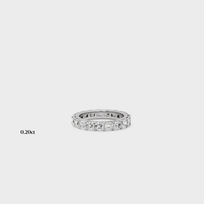 Full band | 14k white | 0.20 ct , Full band | 18k white | 0.20 ct , Full band | platinum | 0.20 ct