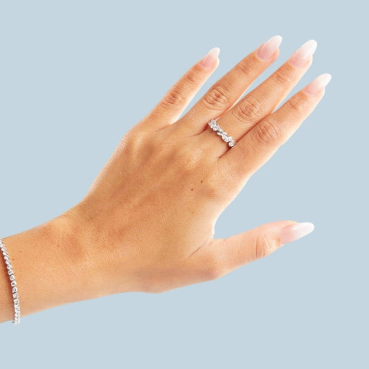 Mixed Fancy Shape Diamond Band
