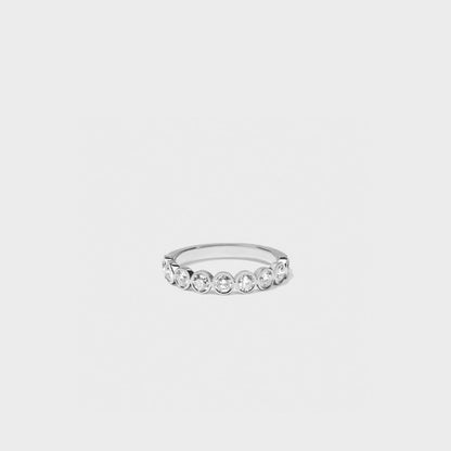 Bezel Set Round Diamond Band