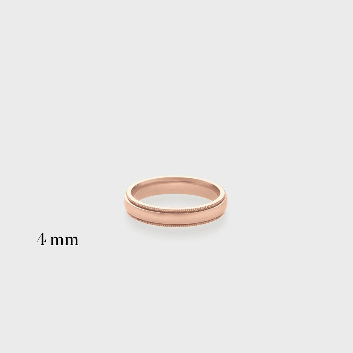Comfort Fit Milgrain Band