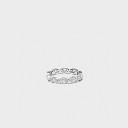 Bezel Set Marquise Band