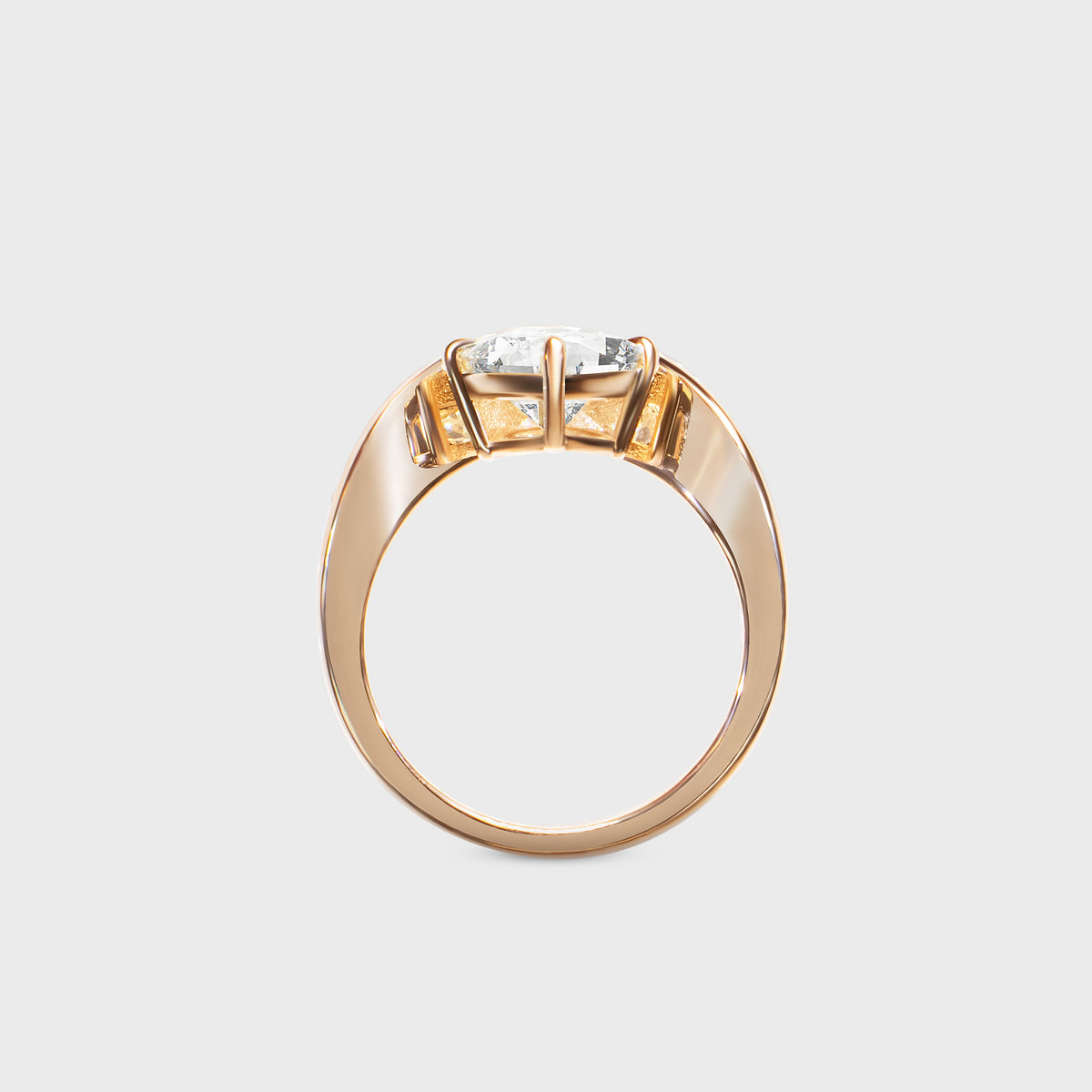 1.71ct Old European Engagement Ring