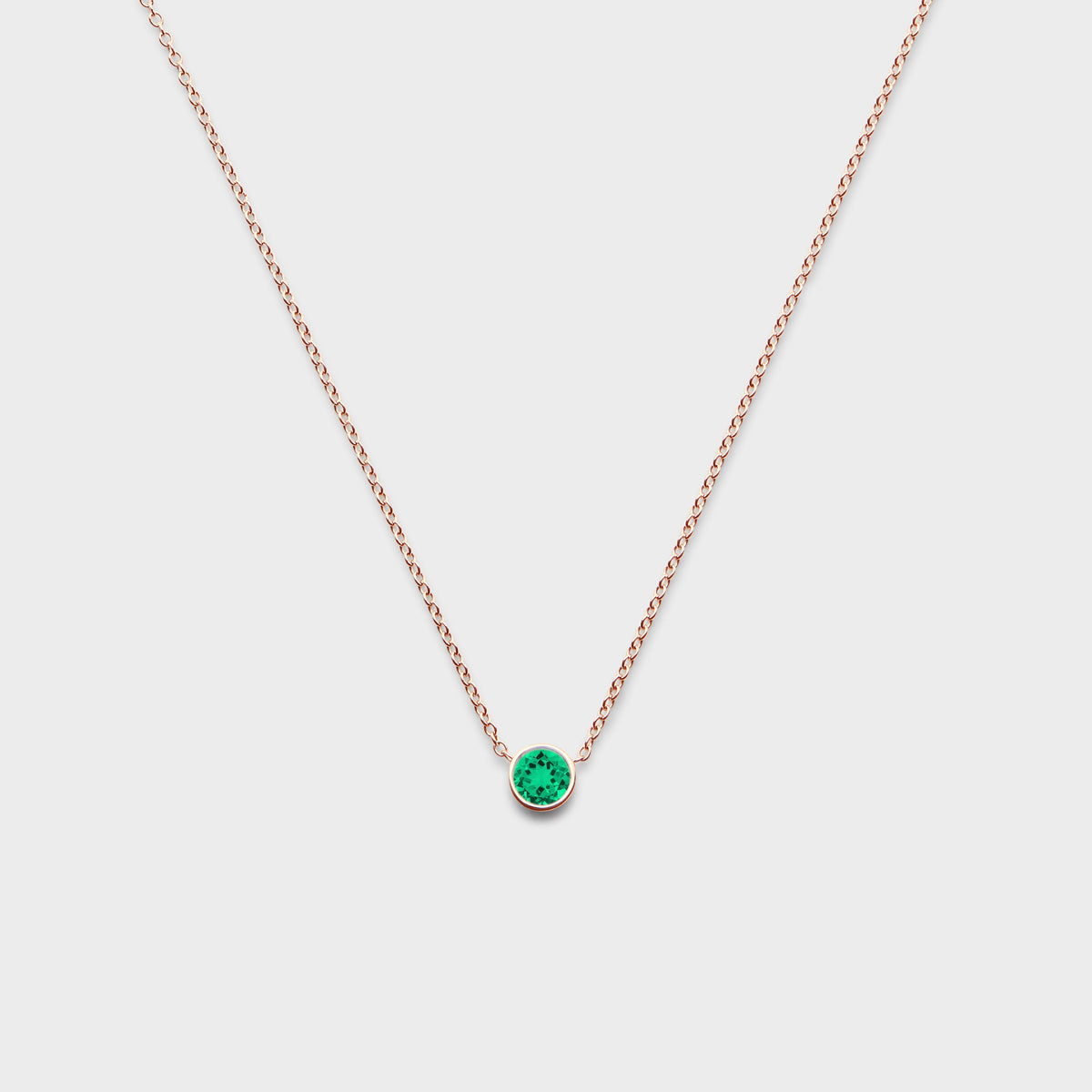 Gemstone Classic Bezel Pendant