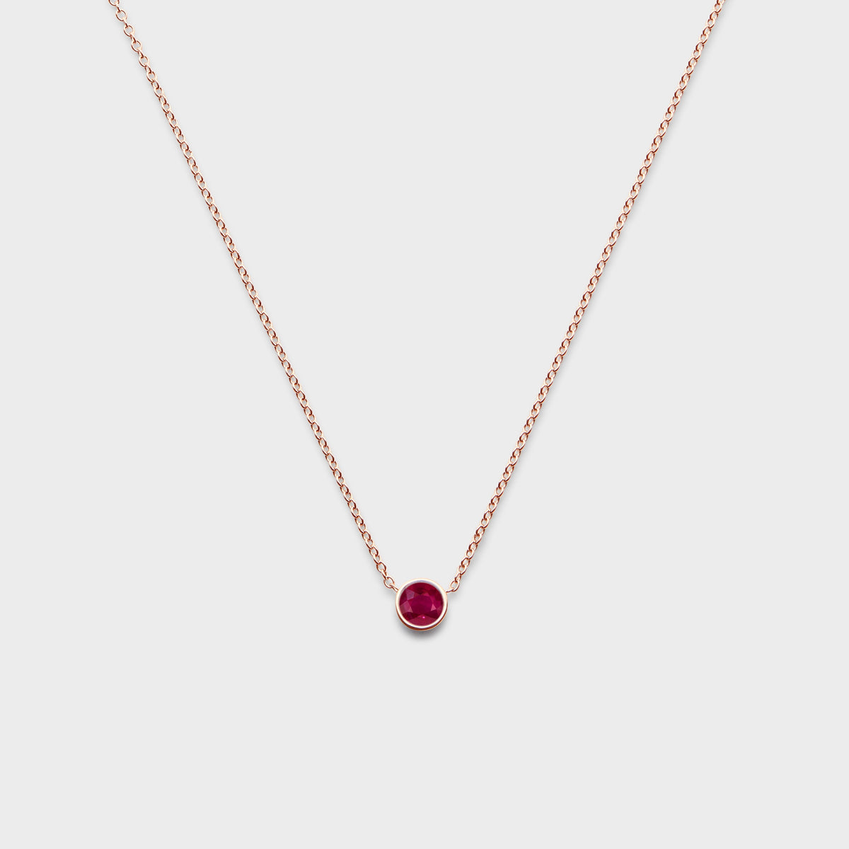 Gemstone Classic Bezel Pendant