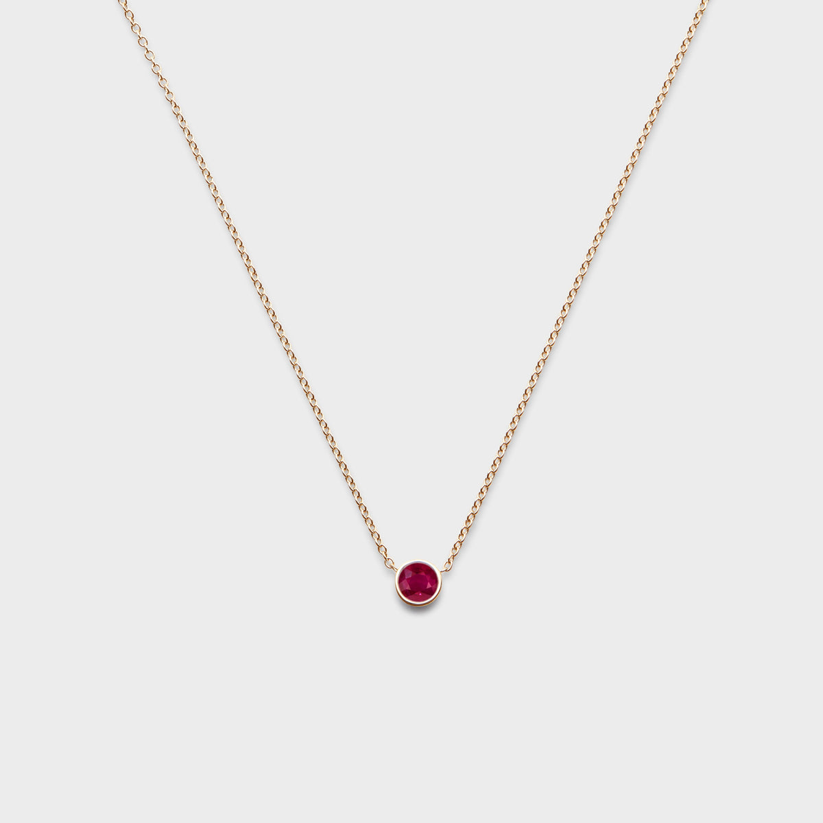 Gemstone Classic Bezel Pendant