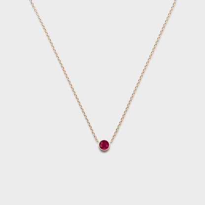 Gemstone Classic Bezel Pendant