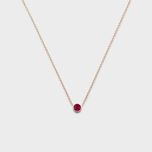 Gemstone Classic Bezel Pendant
