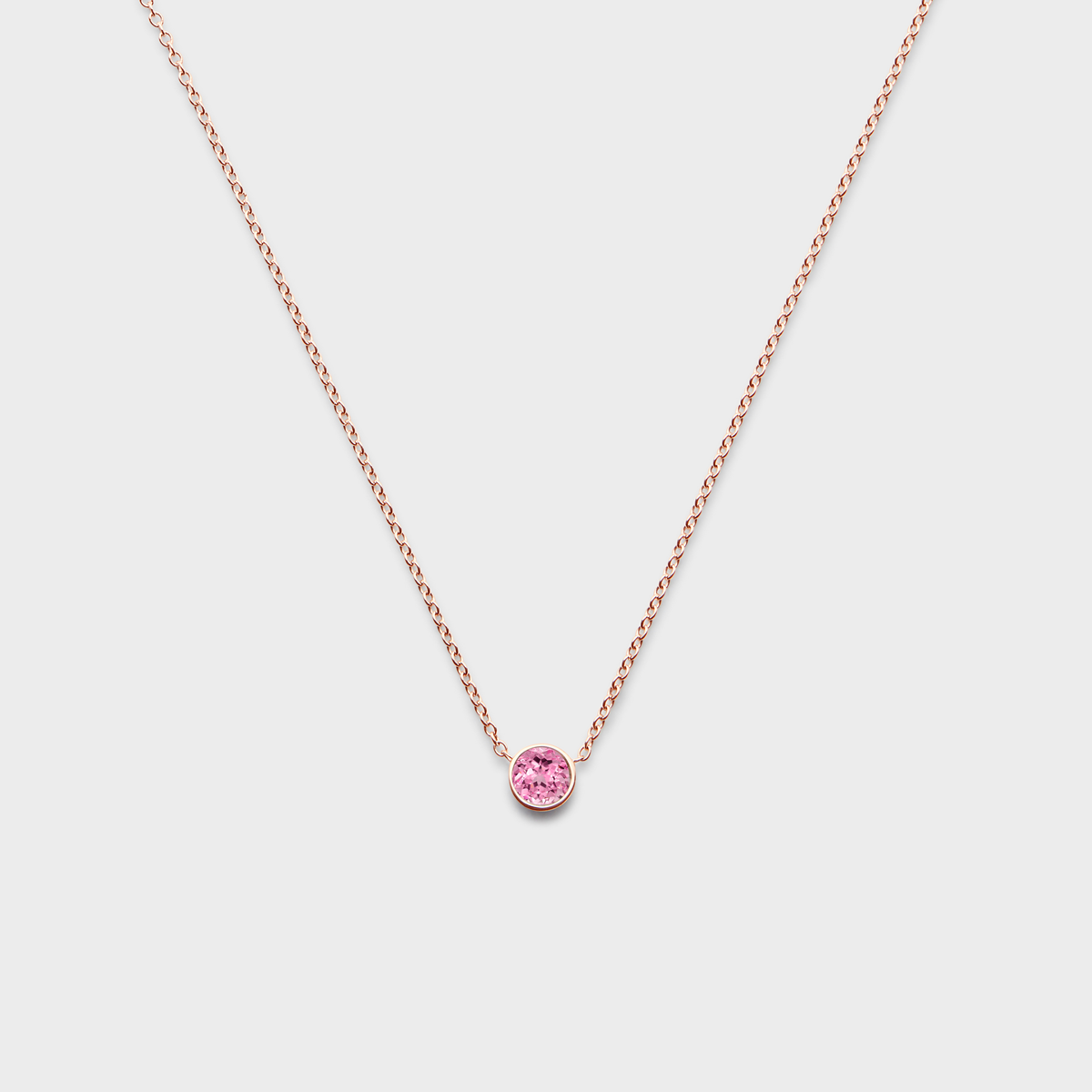 Gemstone Classic Bezel Pendant