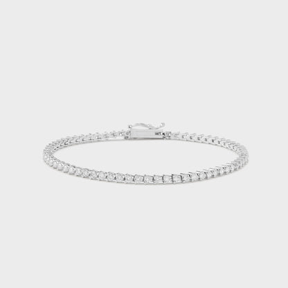 Defined Diamond Tennis Bracelet