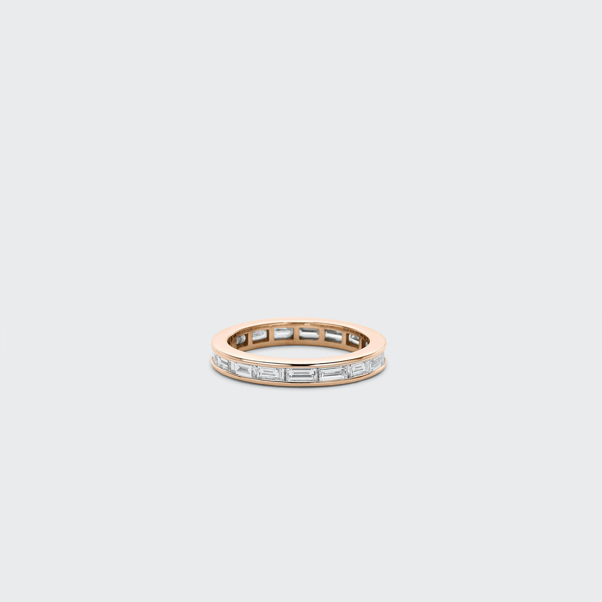 Channel Set Baguette Band