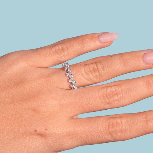 Bubble Diamond Band