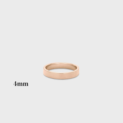4mm | 14k rose | high polish , 4mm | 14k rose | matte , 4mm | 18k rose | high polish , 4mm | 18k rose | matte