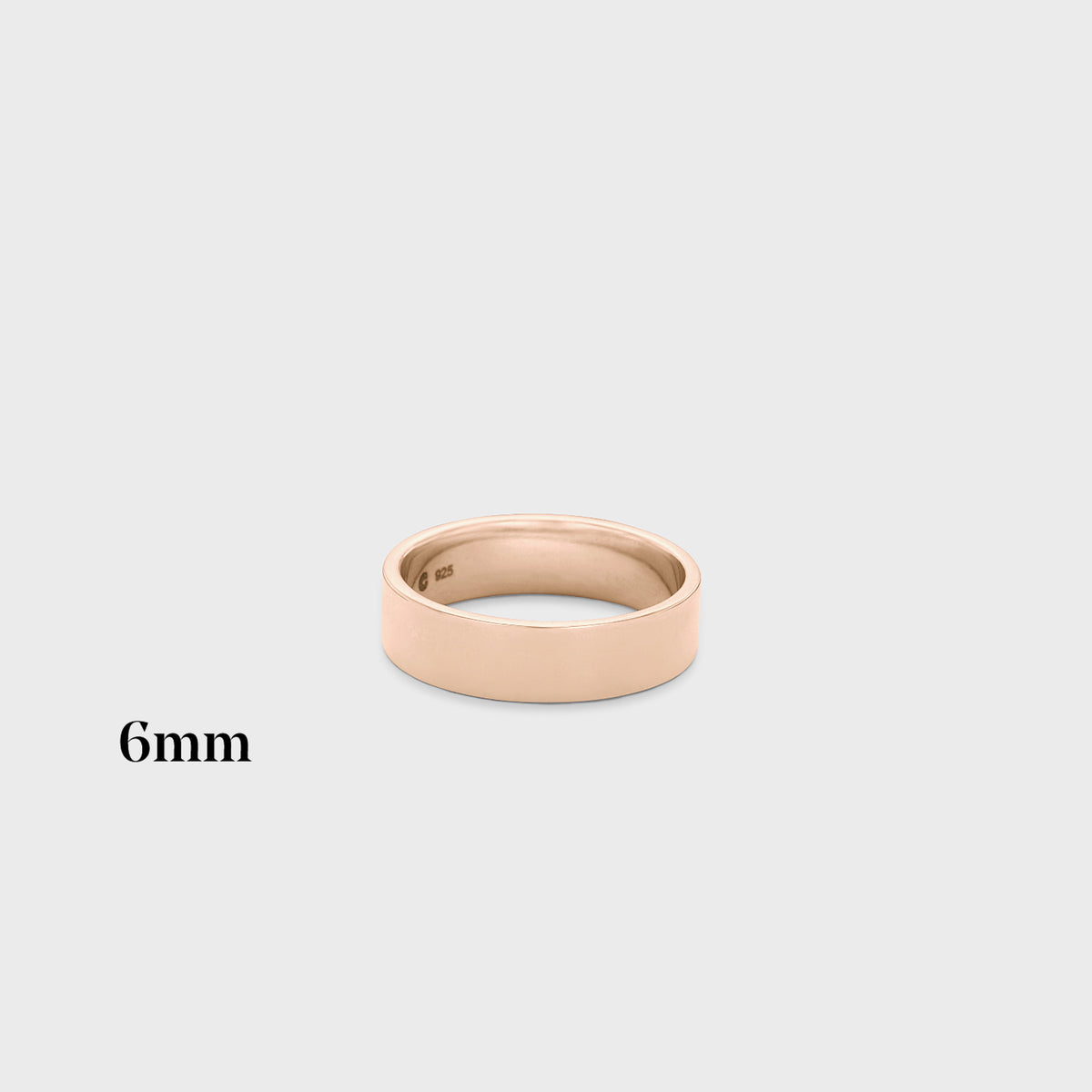 6mm | 14k rose | high polish , 6mm | 14k rose | matte , 6mm | 18k rose | high polish , 6mm | 18k rose | matte