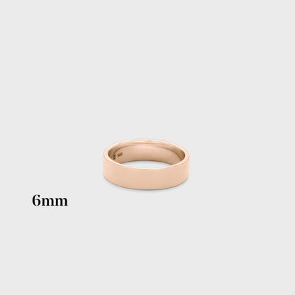 6mm | 14k rose | high polish , 6mm | 14k rose | matte , 6mm | 18k rose | high polish , 6mm | 18k rose | matte