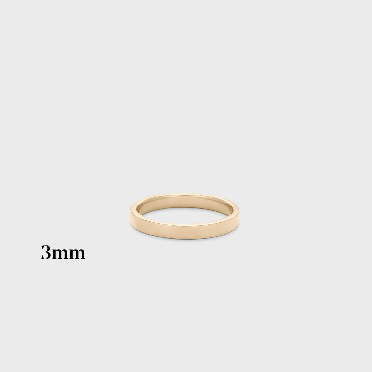 3mm | 14k yellow | high polish , 3mm | 14k yellow | matte , 3mm | 18k yellow | high polish , 3mm | 18k yellow | matte