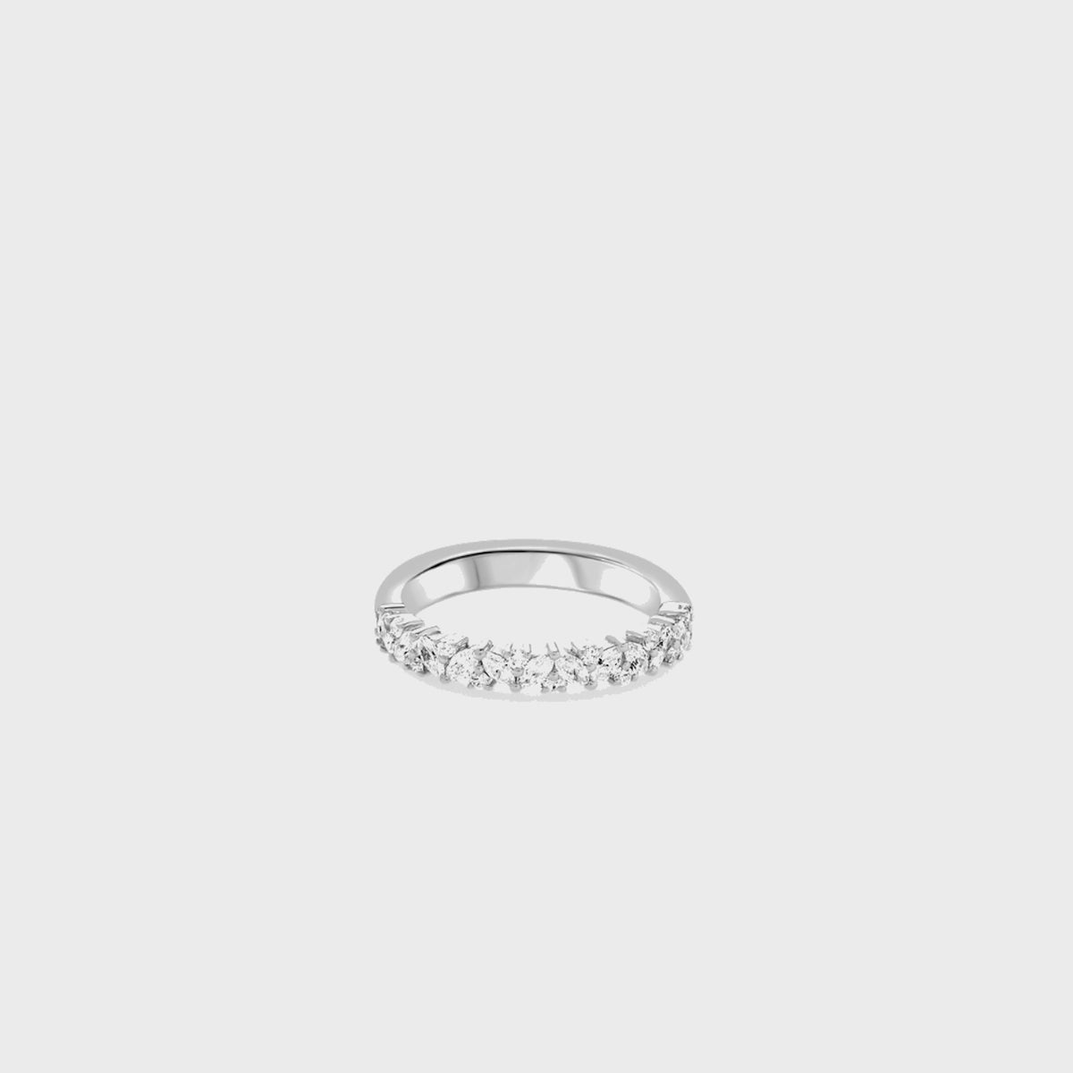 3mm | Half band | 14k white , 3mm | Half band | 18k white , 3mm | Half band | platinum