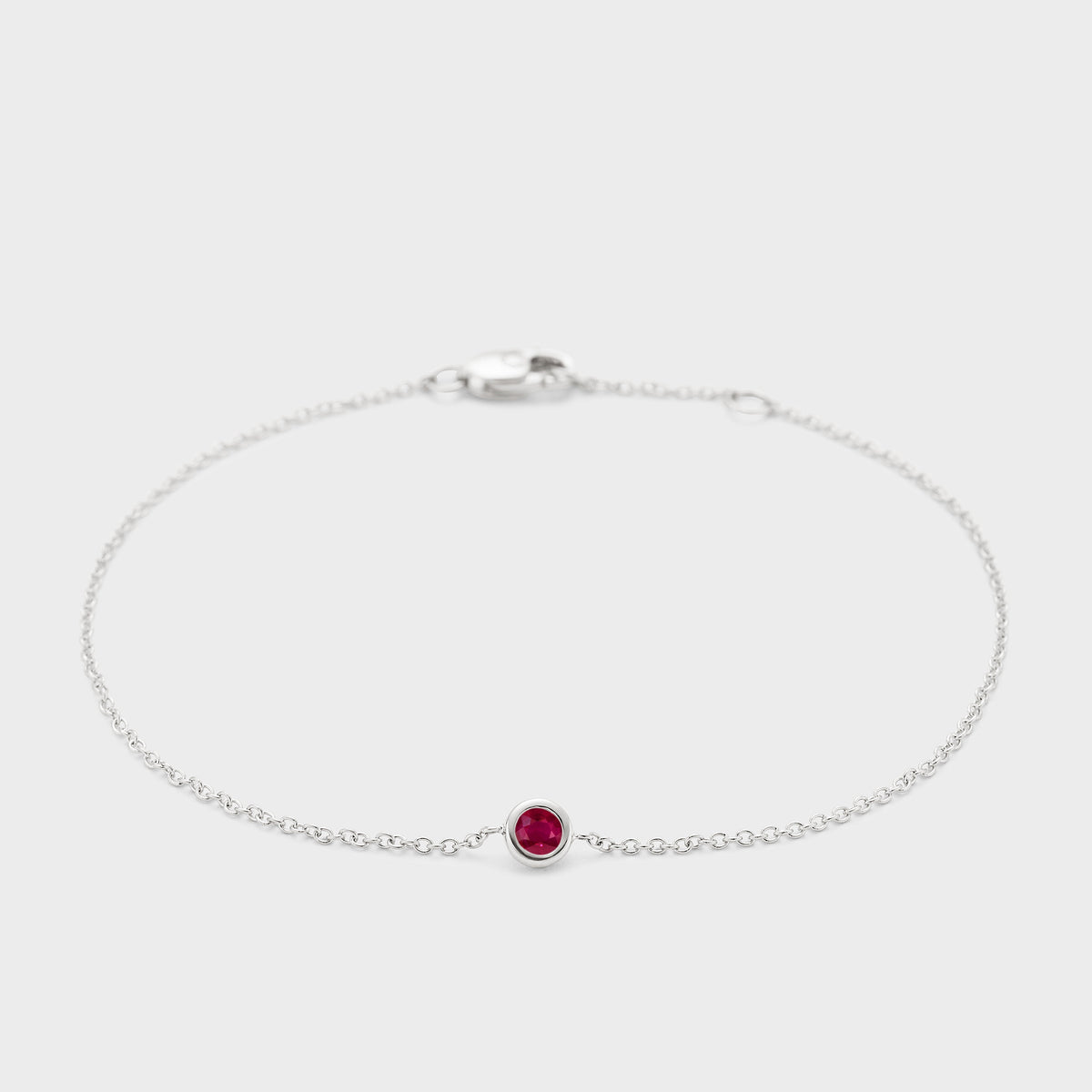 Gemstone Petite Bezel Bracelet