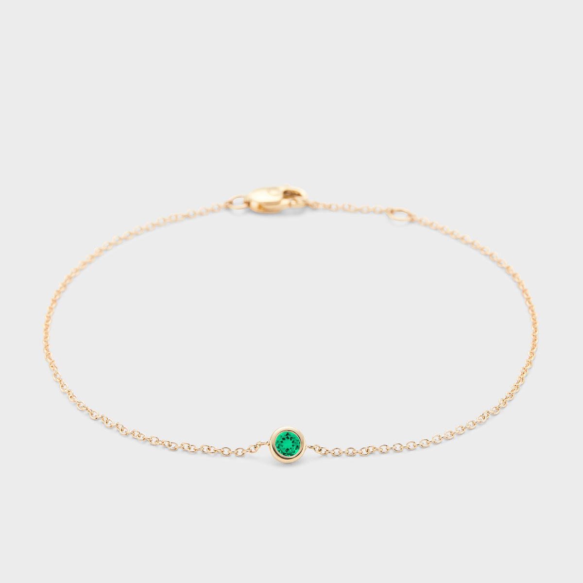 Gemstone Petite Bezel Bracelet