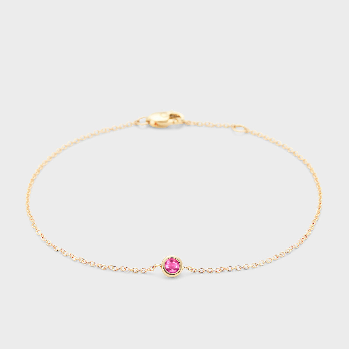 Gemstone Petite Bezel Bracelet