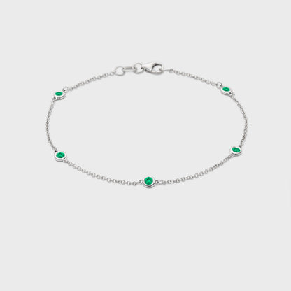 Gemstone Station Bracelet