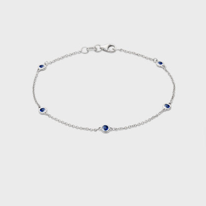 Gemstone Station Bracelet