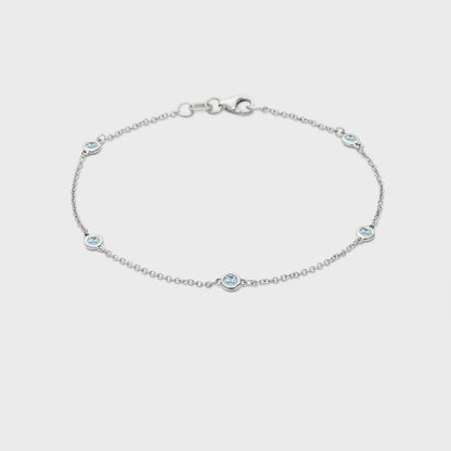 Gemstone Station Bracelet