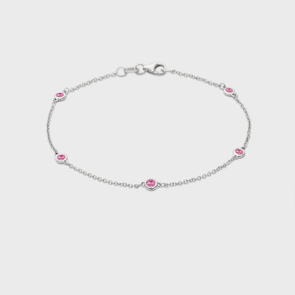 Gemstone Station Bracelet