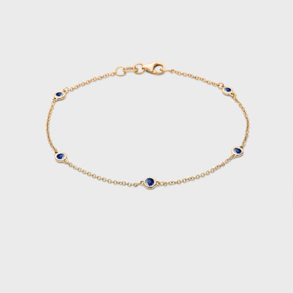 Gemstone Station Bracelet