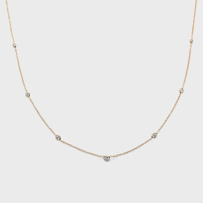 Diamond Station Necklace