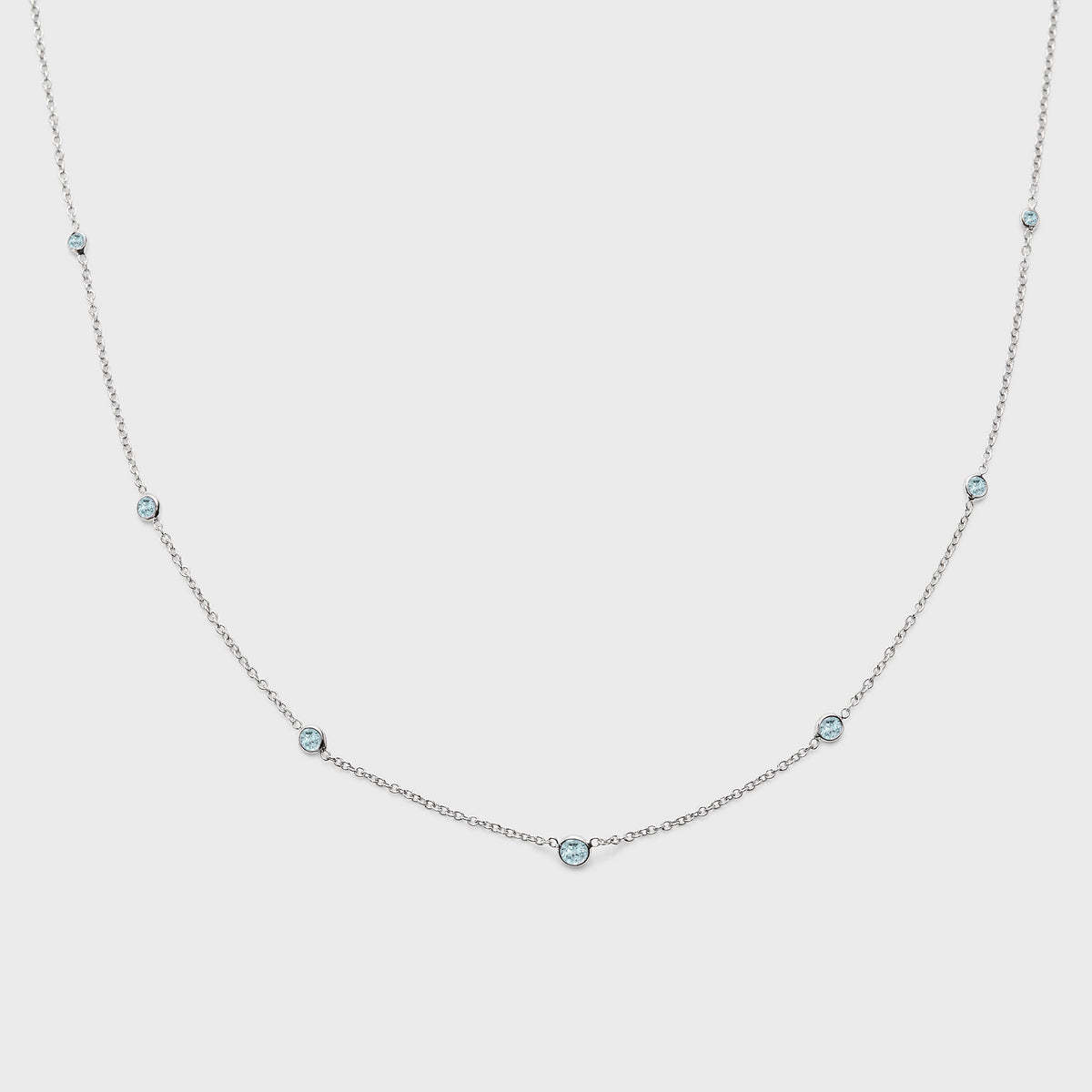 Gemstone Station Necklace