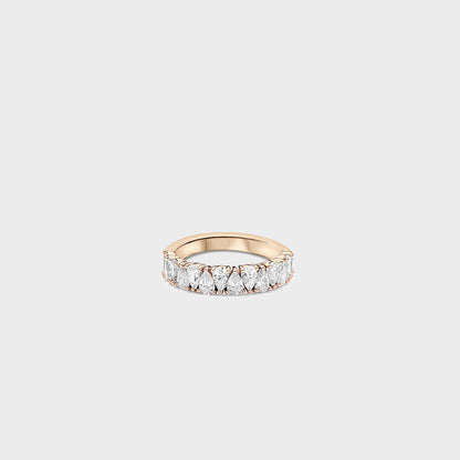 Half band | 14k yellow , Half band | 18k yellow