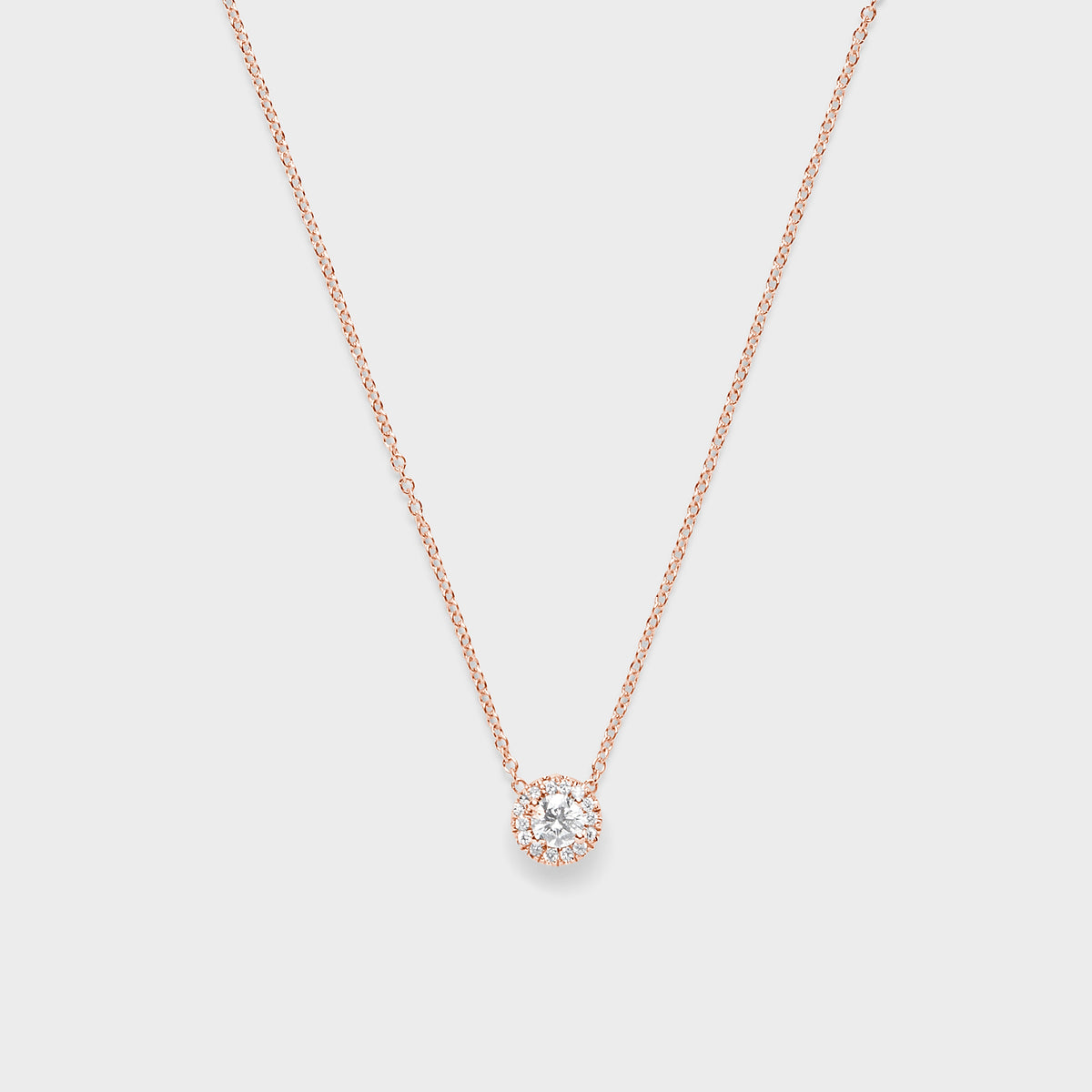 Diamond Halo Pendant