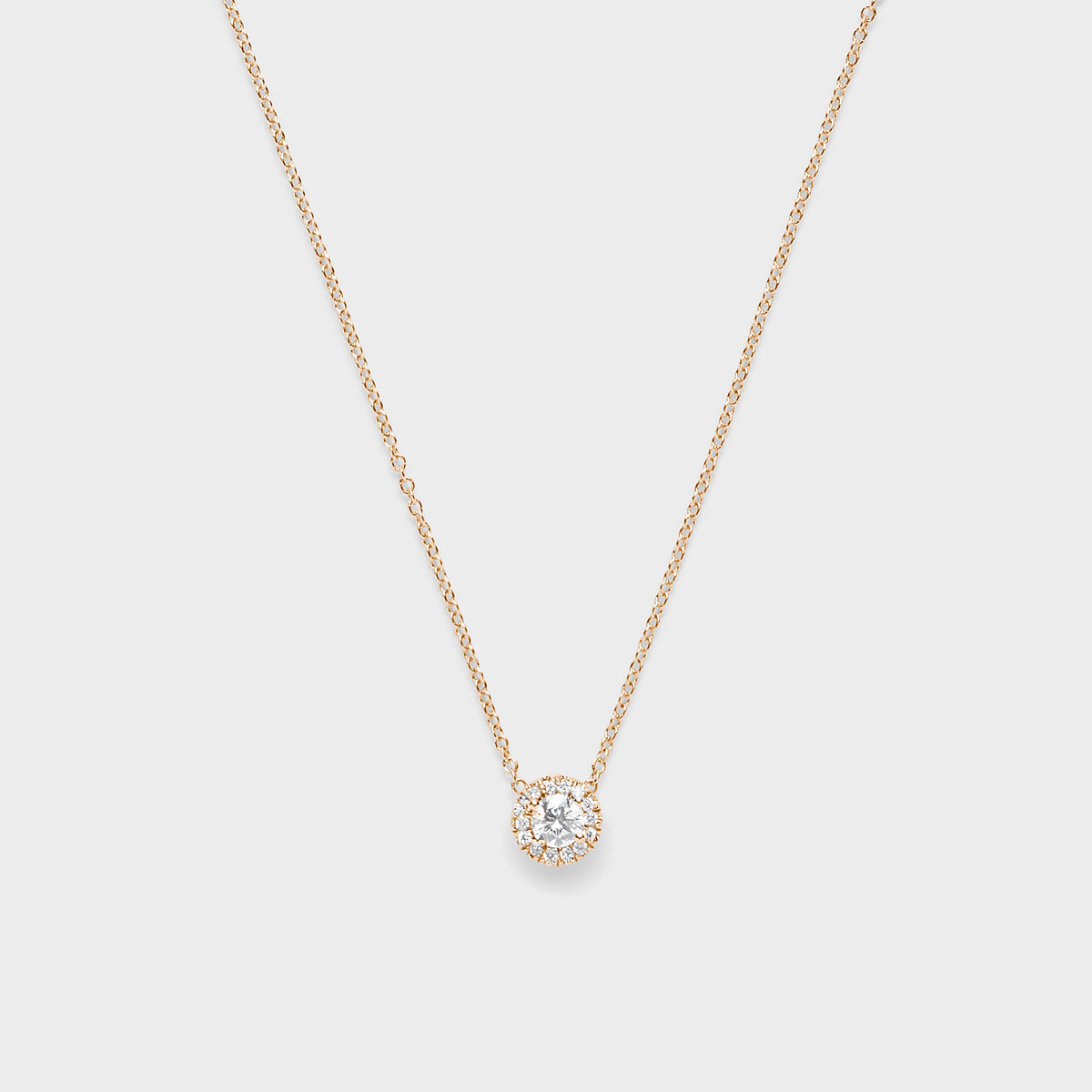 Diamond Halo Pendant