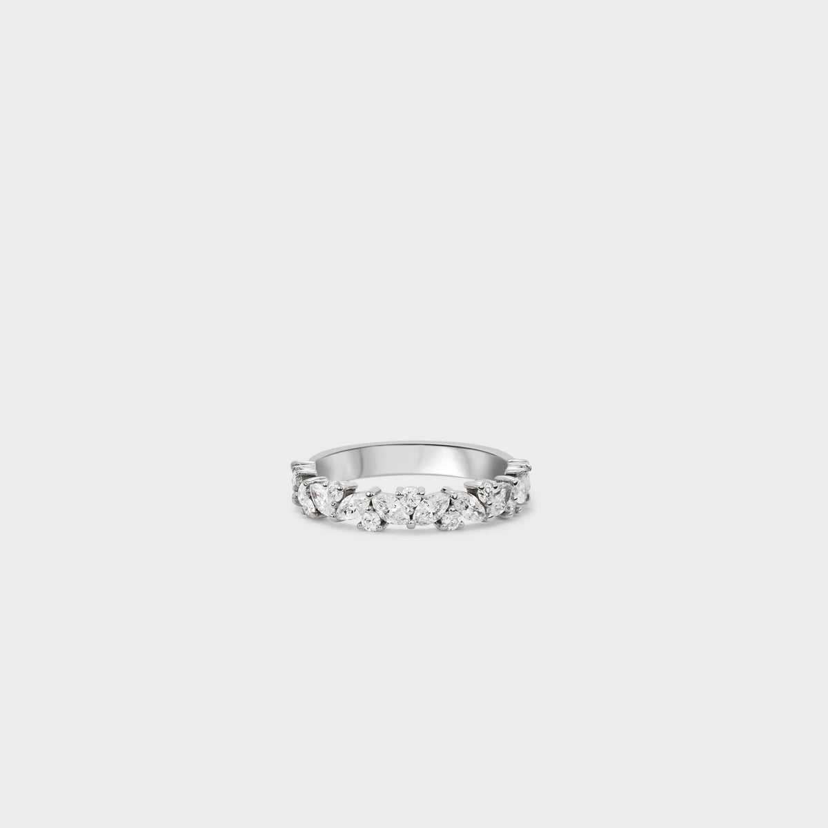 4mm | Half band | 14k white , 4mm | Half band | 18k white , 4mm | Half band | platinum 