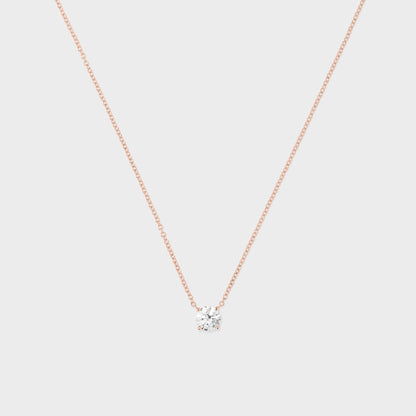 Classic Round Diamond Pendant
