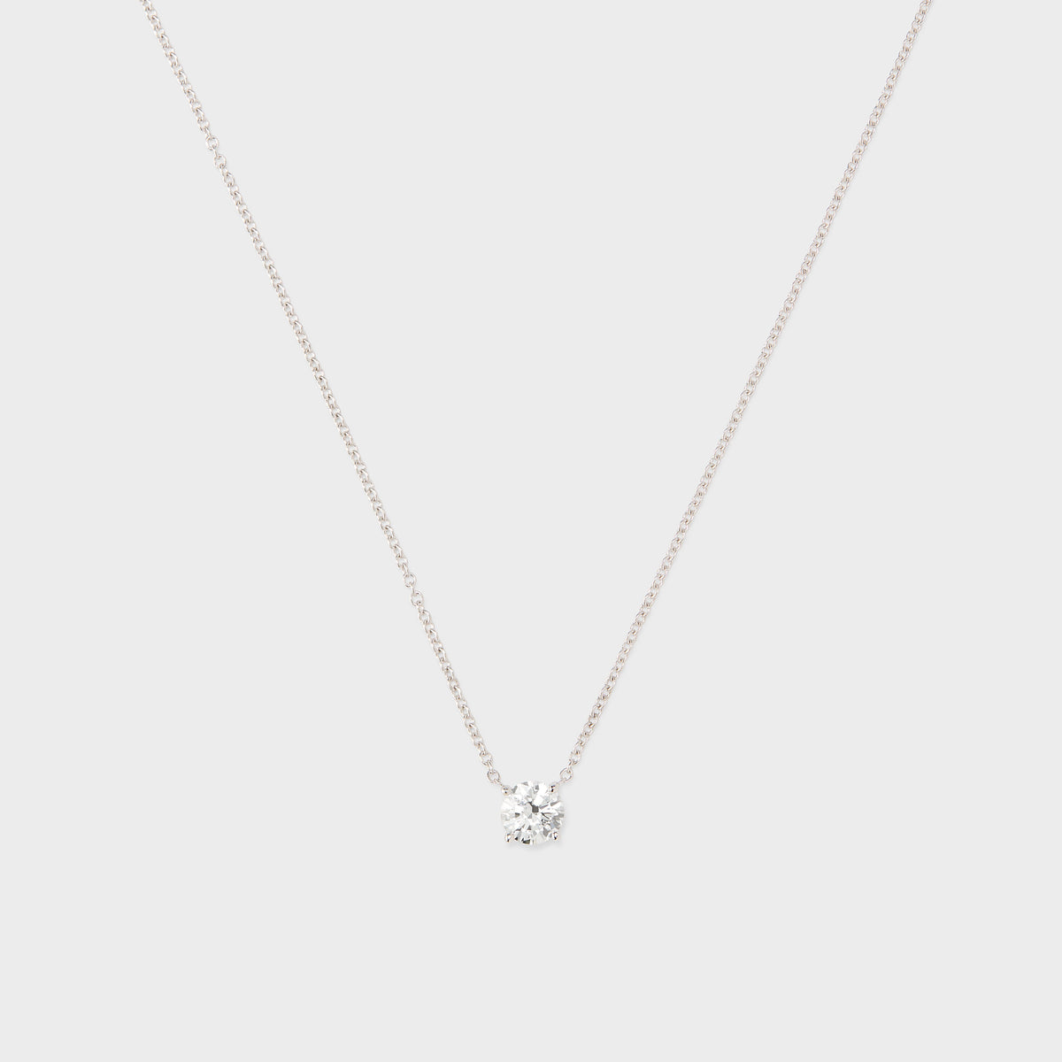 Classic Round Diamond Pendant