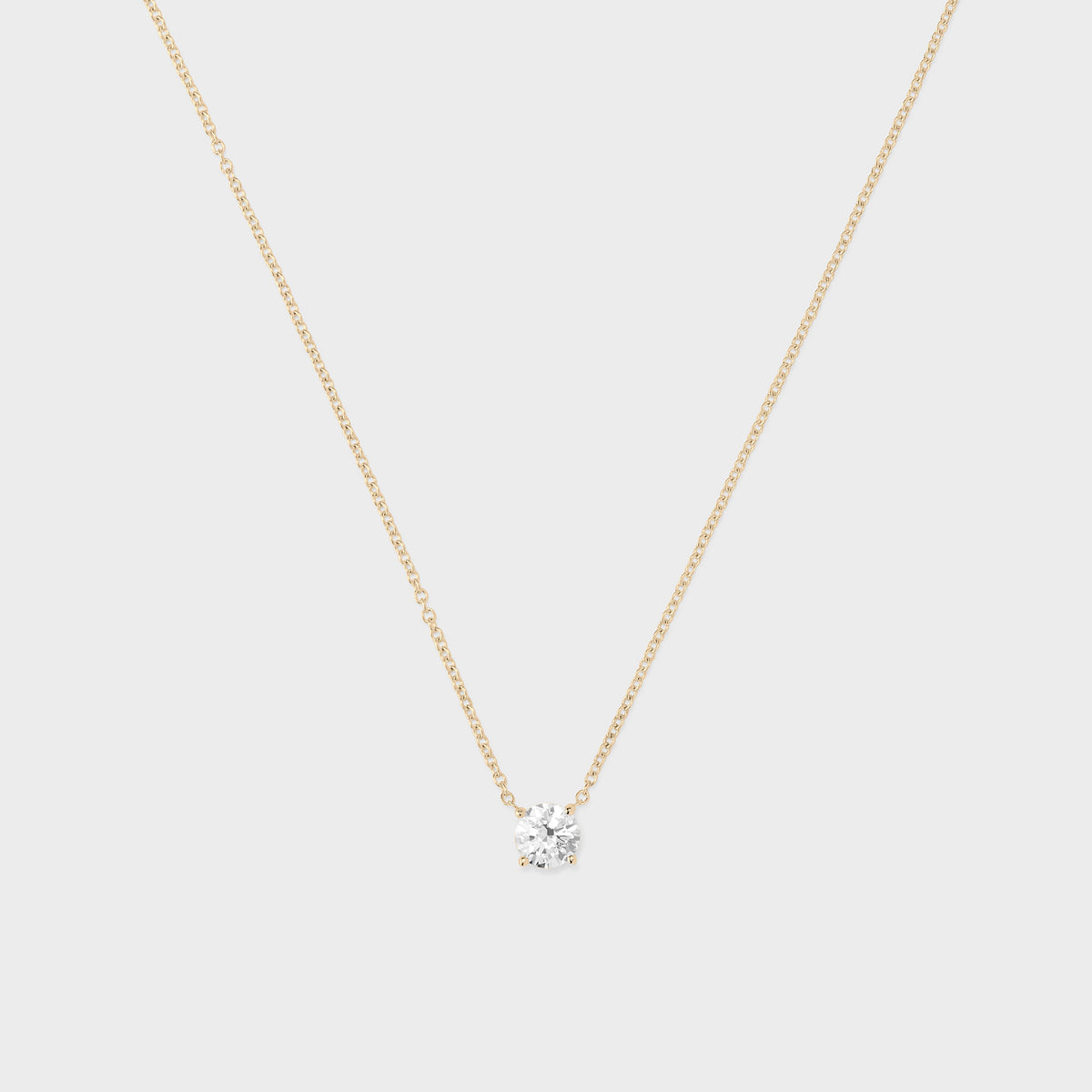 Classic Round Diamond Pendant