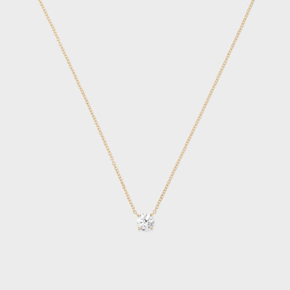 Classic Round Diamond Pendant
