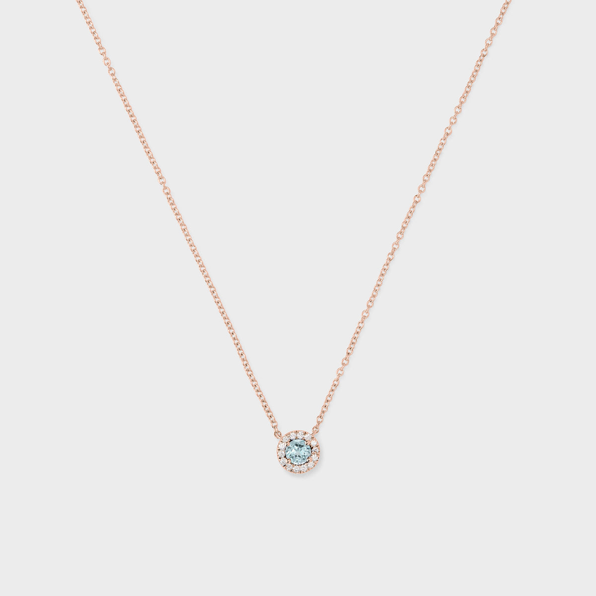 Gemstone Halo Pendant