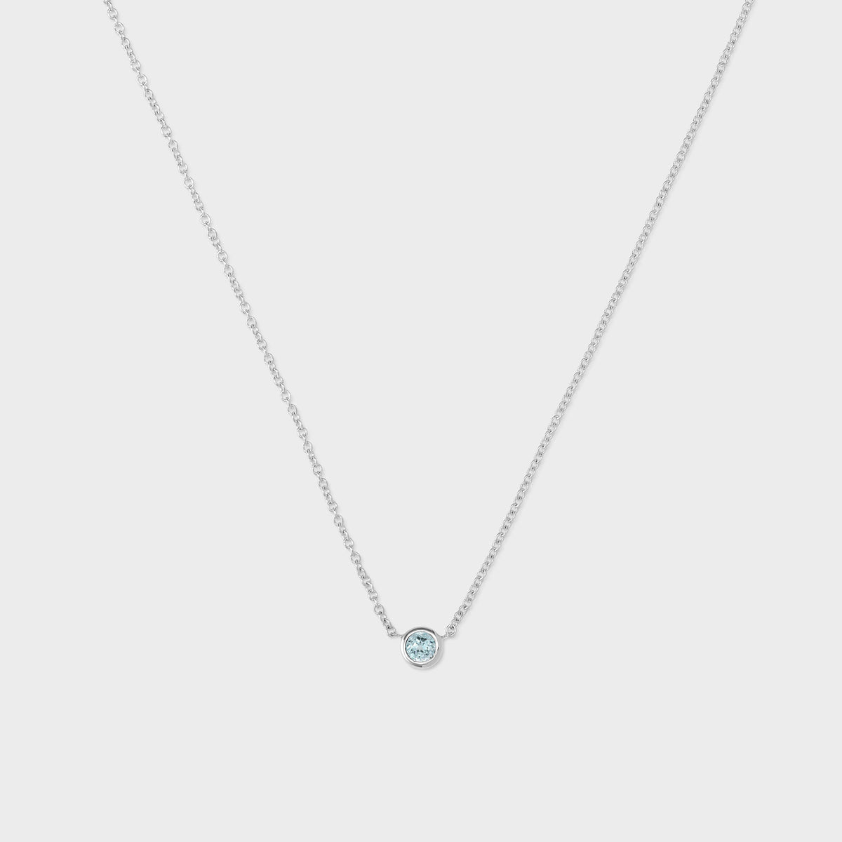 Gemstone Petite Bezel Pendant