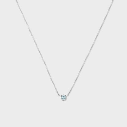 Gemstone Petite Bezel Pendant