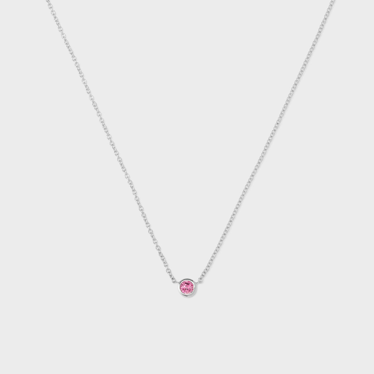 Gemstone Petite Bezel Pendant