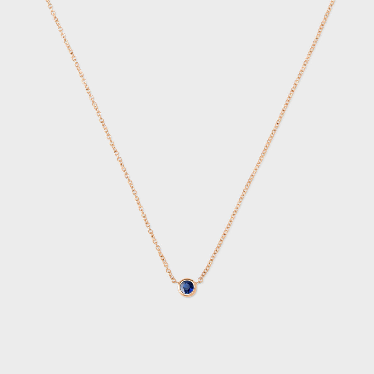 Gemstone Petite Bezel Pendant