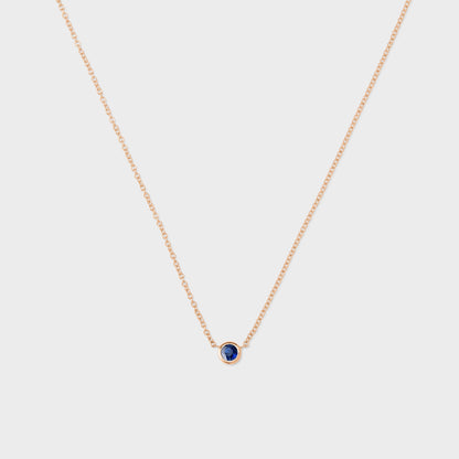 Gemstone Petite Bezel Pendant
