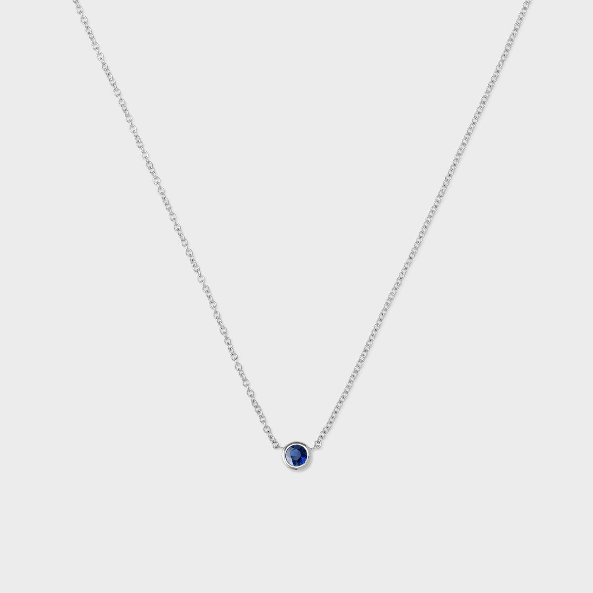 Gemstone Petite Bezel Pendant