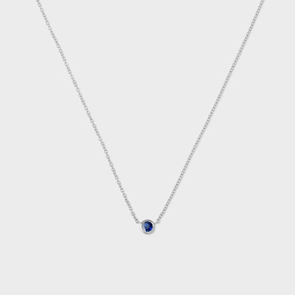 Gemstone Petite Bezel Pendant
