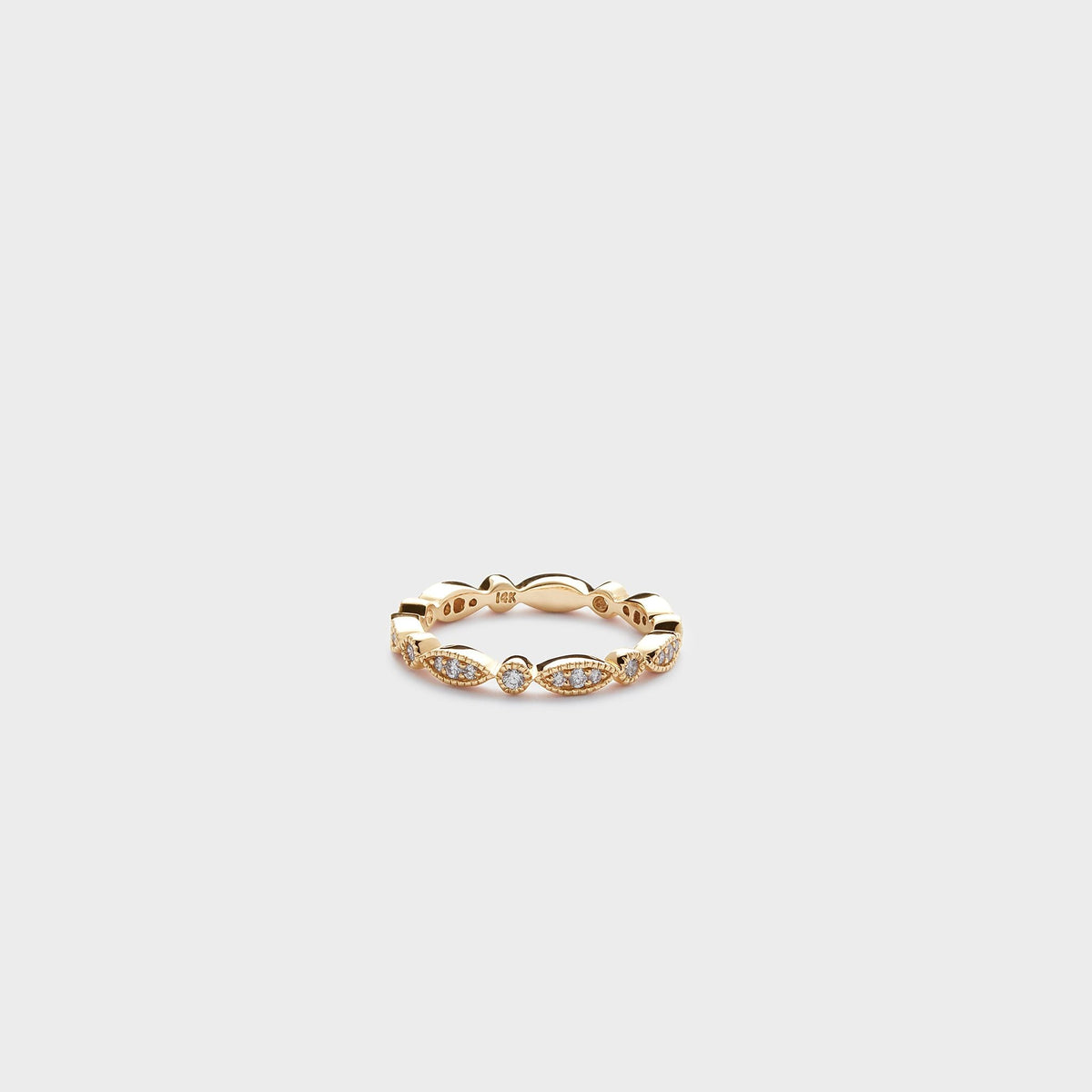 Antique Style Diamond Band
