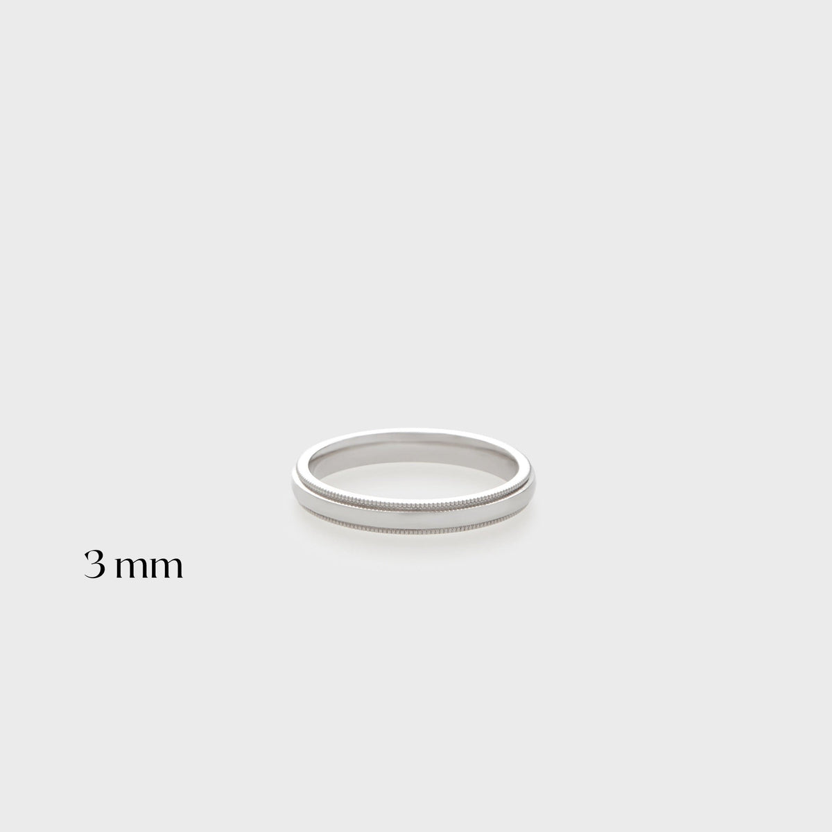 Comfort Fit Milgrain Band