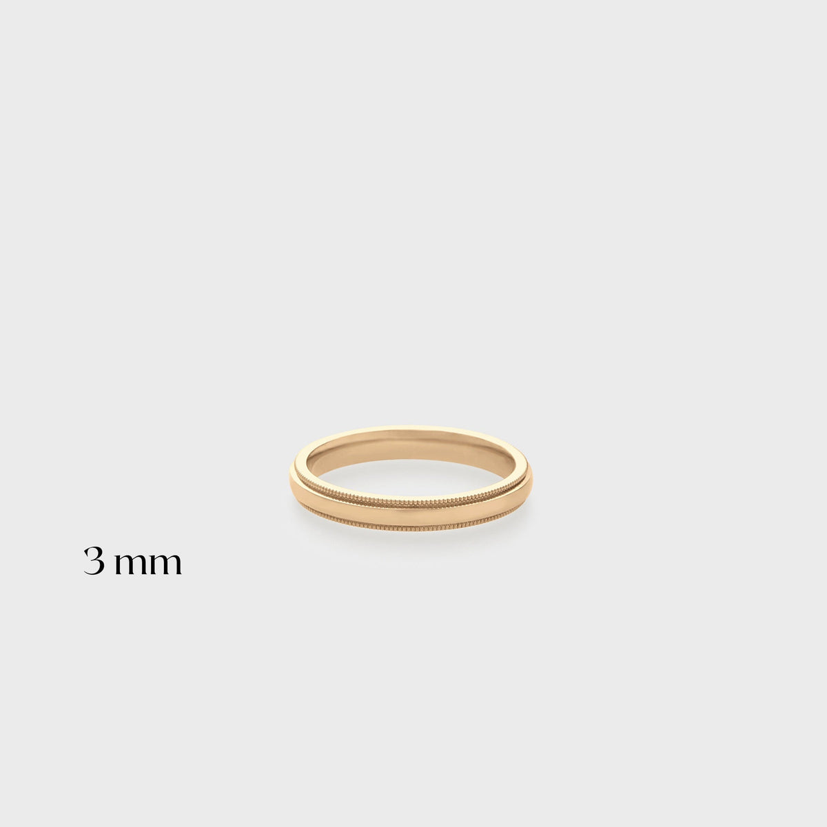 Comfort Fit Milgrain Band